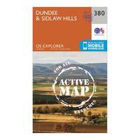 Explorer Active 380 Dundee & Sidlaw Hills Map With Digital Version
