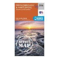 Explorer Active 305 Bishop Auckland Map With Digital Version