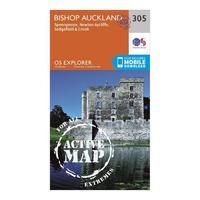 Explorer Active 305 Bishop Auckland Map With Digital Version