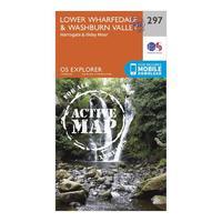 Explorer Active 297 Lower Wharfedale & Washburn Valley Map With Digital Version