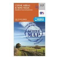 Explorer Active 117 Cerne Abbas & Bere Regis Map With Digital Version