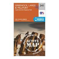 Explorer Active 341 Greenoch, Largs & Millport Map With Digital Version