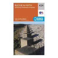 Explorer 424 Buckie & Keith Map With Digital Version