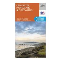 Explorer 296 Lancaster, Morecambe & Fleetwood Map With Digital Version