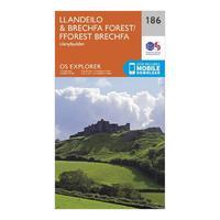 Explorer 186 Llandeilo & Brechfa Forest Map With Digital Version