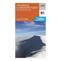 Explorer 324 Liddesdale & Kershope Forest Map With Digital Version