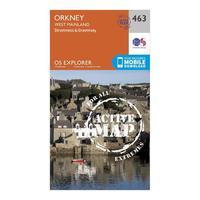 Explorer Active 463 Orkney - West Mainland Map With Digital Version