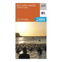 Explorer 234 Rutland Water Map With Digital Version