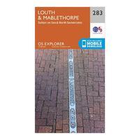 Explorer 283 Louth & Mablethorpe Map With Digital Version