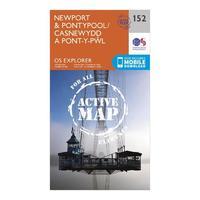 Explorer Active 152 Newport & Pontypool Map With Digital Version