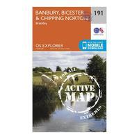 Explorer Active 191 Banbury, Bicester & Chipping Norton Map With Digital Version