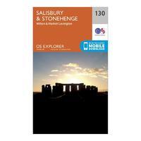 explorer 130 salisbury stonehenge map with digital version