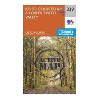 Explorer Active 339 Kelso, Coldstream & Lower Tweed Valley Map With Digital Version