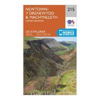 Explorer 215 Newton & Llanfair Caereinion Map With Digital Version