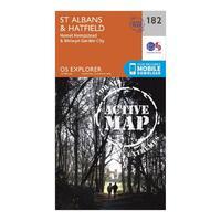 Explorer Active 182 St Albans & Hatfield Map With Digital Version