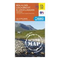 explorer ol 50 active d ben alder loch ericht loch laggan map