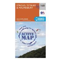 Explorer Active 168 Stroud, Tetbury & Malmesbury Map With Digital Version