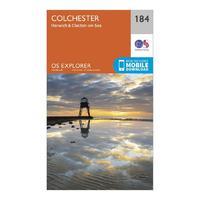 Explorer 184 Colchester, Harwich & Clacton-on-Sea Map With Digital Version