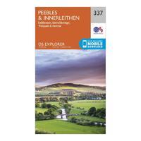 Explorer 337 Peebles & Interleithen Map With Digital Version