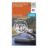 explorer active 111 bude boscastle tintagel map with digital version