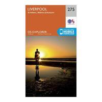 Explorer 275 Liverpool, St Helens, Widnes & Runcorn Map With Digital Version