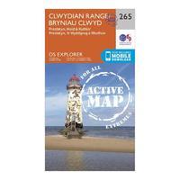 Explorer Active 265 Clwydian Range, Prestatyn, Mold & Ruthin Map With Digital Version