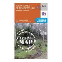 Explorer Active 128 Taunton & Blackdown Hills Map With Digital Version