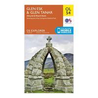 Explorer OL 54 Glen Esk & Glen Tanar Map