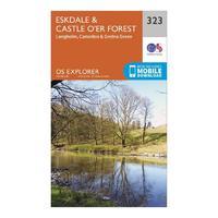 Explorer 323 Eskdale & Castle O\'er Forest Map With Digital Version