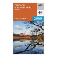 explorer 439 coigach summer isles map with digital version