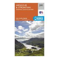 Explorer 391 Ardgour & Strontian Map With Digital Version