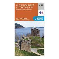 Explorer 431 Glen Urquhart & Strathglass Map With Digital Version