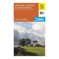 Explorer OL 59 Aboyne, Alford & Strathdon Map