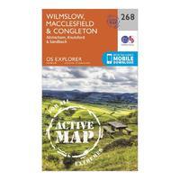 Explorer Active 268 Wilmslow, Macclesfield & Congleton Map With Digital Version