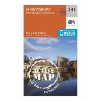 Explorer Active 241 Shrewsbury, Wem, Shawbury & Baschurch Map With Digital Version