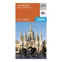 explorer 209 cambridge royston duxford linton map with digital version