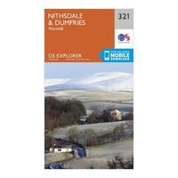 Explorer 321 Nithsdale & Dumfries Map With Digital Version