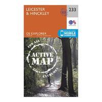 Explorer Active 233 Leicester & Hinckley Map With Digital Version