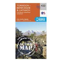 Explorer Active 433 Torridon - Beinn Eighe & Liathach Map With Digital Version