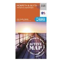 Explorer Active 325 Morpeth & Blyth Map With Digital Version