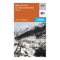 Explorer 437 Ben Wyvis & Strathpeffer Map With Digital Version