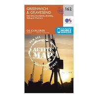 Explorer Active 162 Greenwich & Gravesend Map With Digital Version