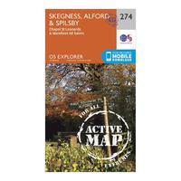 Explorer Active 274 Skegness, Alford & Spilsby Map With Digital Version