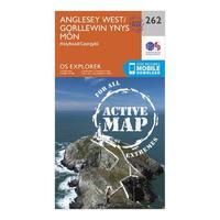 Explorer Active 262 Anglesey West Map With Digital Version