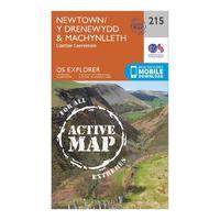 Explorer Active 215 Newton & Llanfair Caereinion Map With Digital Version