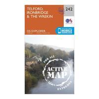 explorer active 242 telford ironbridge the wrekin map with digital ver ...