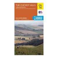 Explorer OL 16 The Cheviot Hills Map