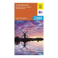 Explorer OL 40 The Broads Map