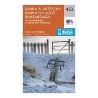 Explorer 452 Barra & Vatersay Map With Digital Version