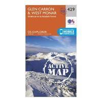 Explorer Active 429 Glen Carron & West Monar Map With Digital Version